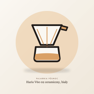 Hario V60 02 ceramiczny, biały