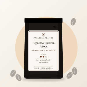 Kawa mielona Espresso Puszcza 250 g (kawiarka)