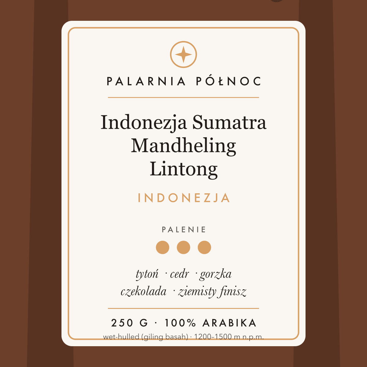 Indonezja Sumatra Mandheling Lintong